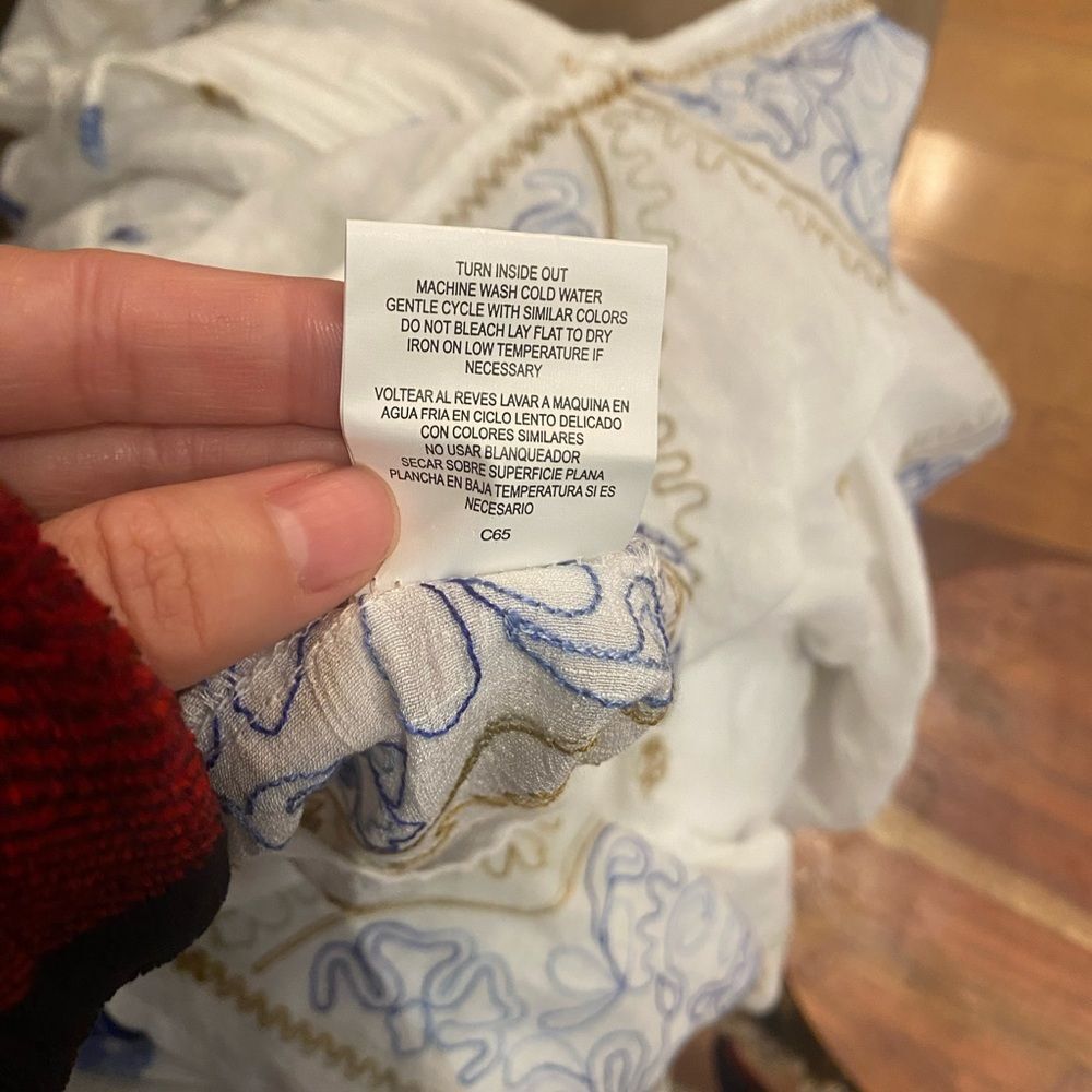Brand new with tags! Anthropologie Figueroa&flowers White Dress - Picture 5 of 5
